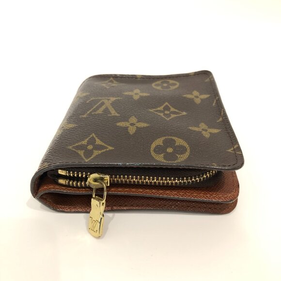 Louis Vuitton Monogram Compact Zip Wallet Sku#85597 (gently used, initial) - Picture 6 of 15